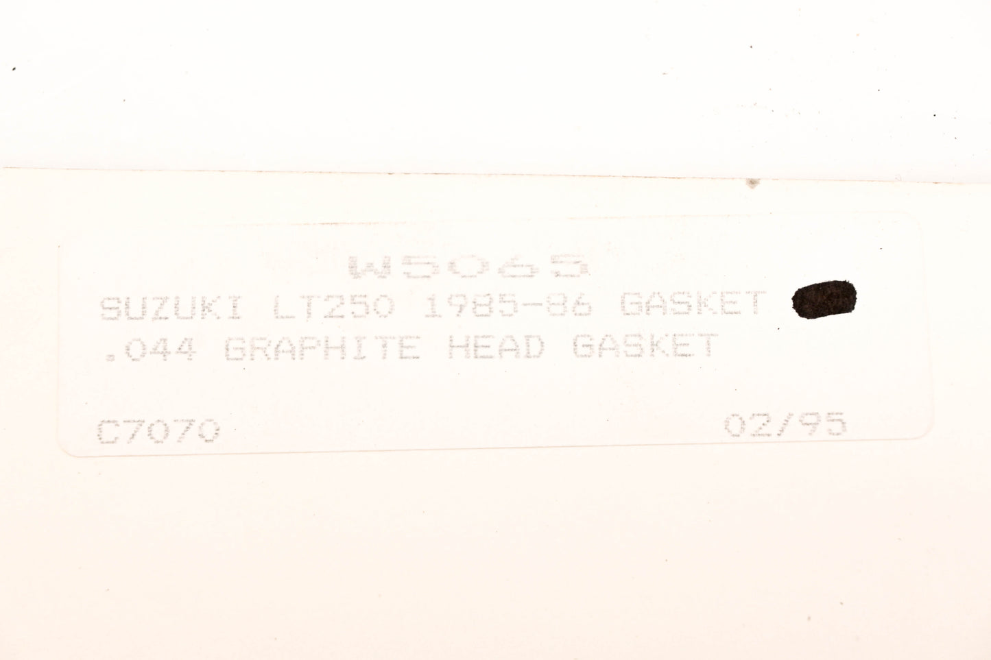 Cometic W5065, 11241-19A00-H17, C7070 Cylinder Base Gasket NOS