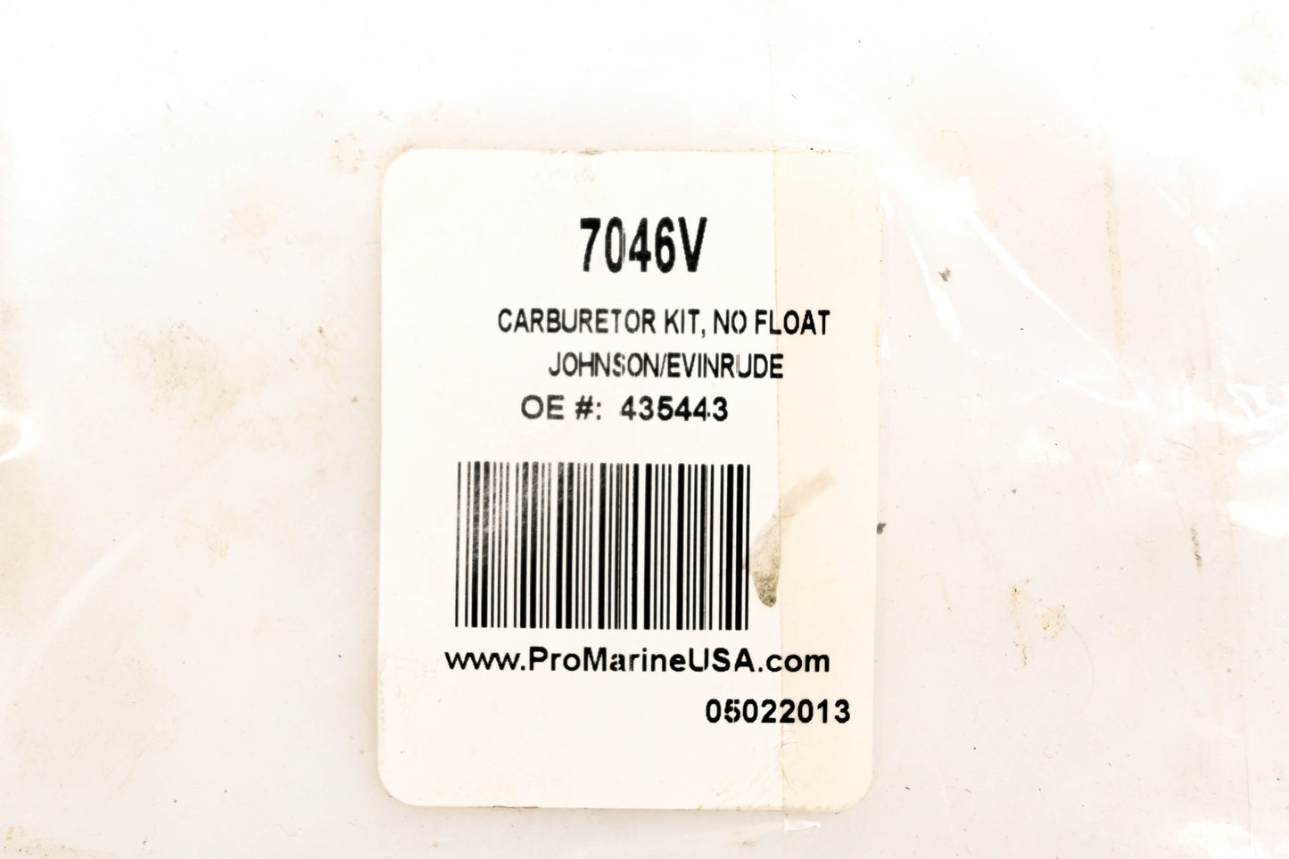 Pro Marine 7046V, 435443 Carburetor Repair NOS
