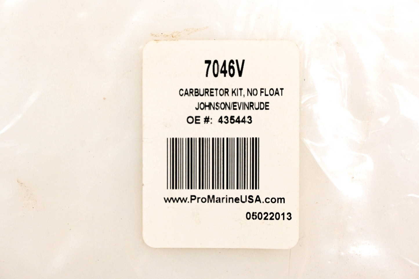 Pro Marine 7046V, 435443 Carburetor Repair NOS