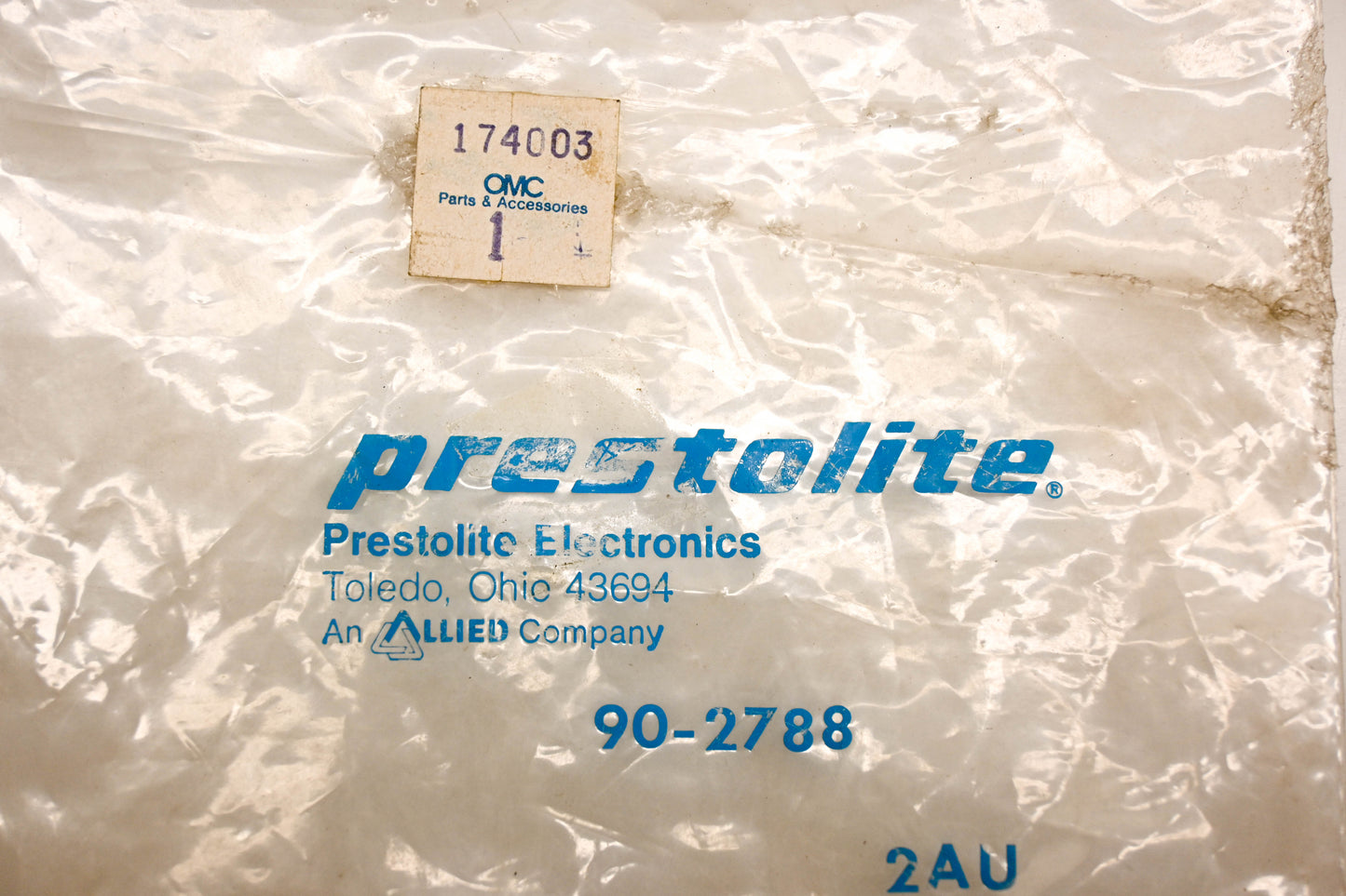 Prestolite 90-2788, 174003 O-Ring NOS