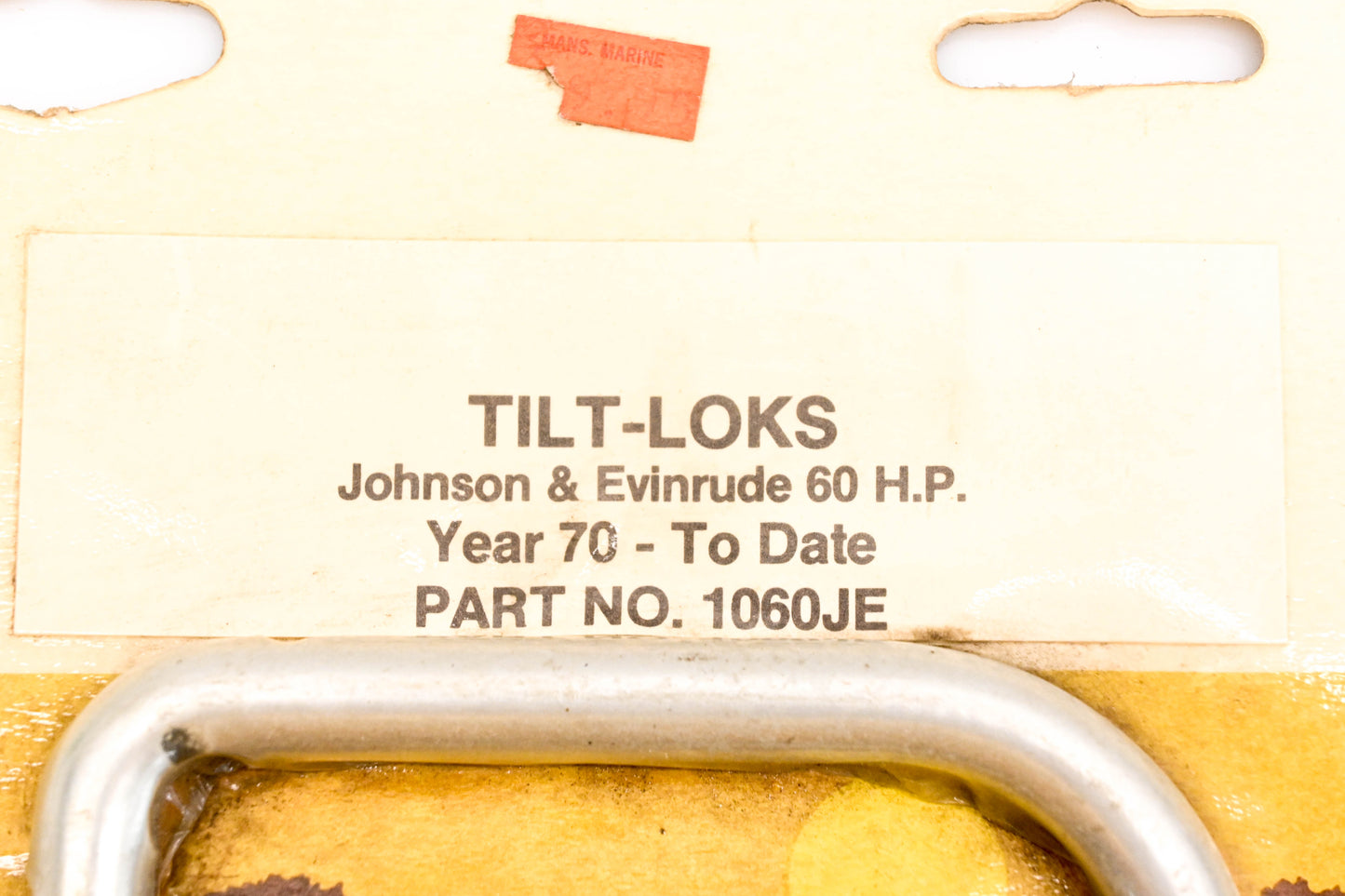 Tempo 1060JE Tilt-Locks Tilt Lock Bar NOS