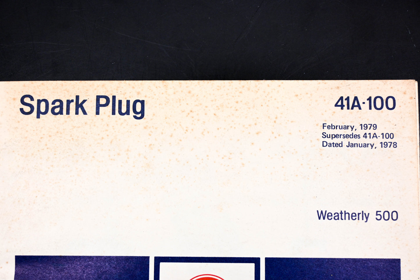 AC 41A-100 February 1979 Spark Plug Catalog