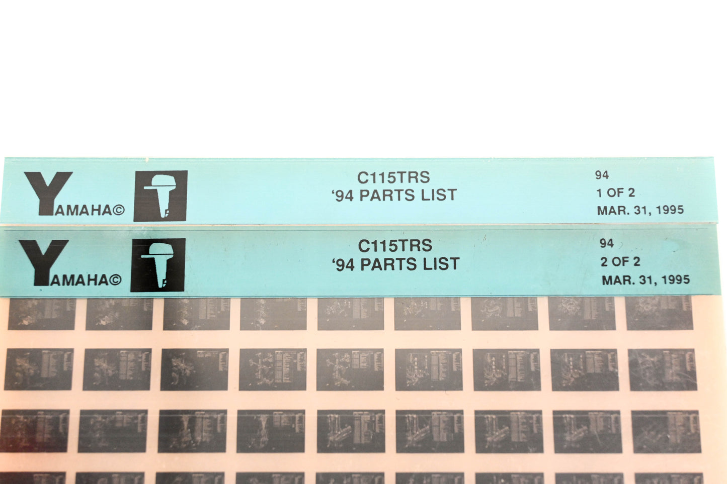 OEM Yamaha YN005-56 1994 C115TRS Parts List Microfiche Lot