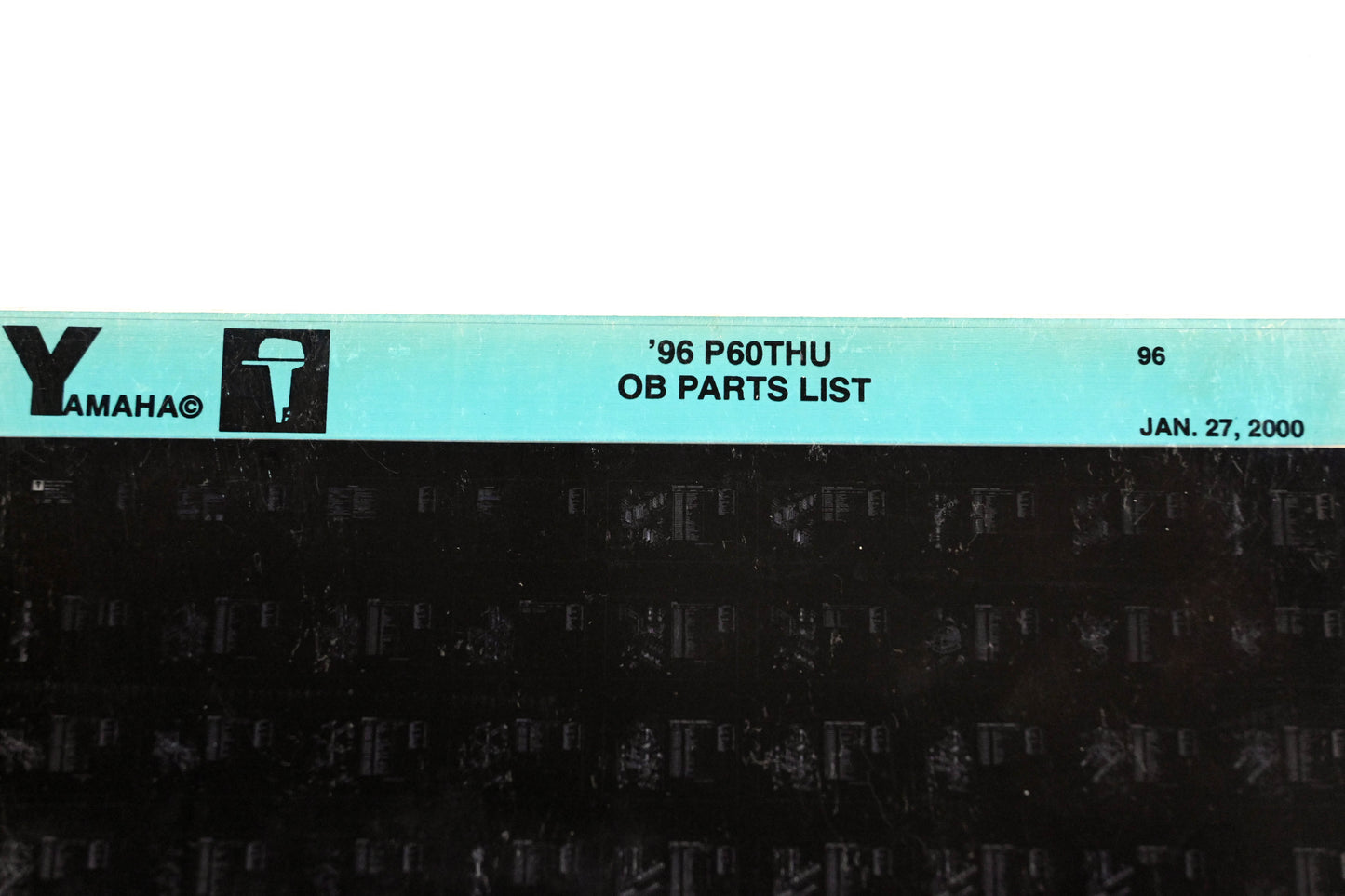 OEM Yamaha YN021-67 1996 P60THU Outboard Parts List Microfiche