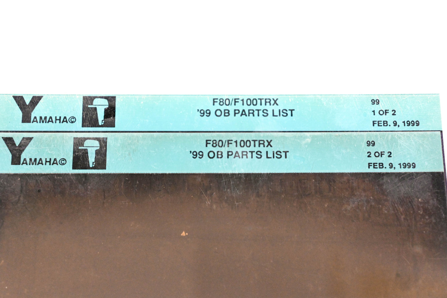 OEM Yamaha YN020-53 1999 F80/F100TRX Outboard Parts List Microfiche Lot
