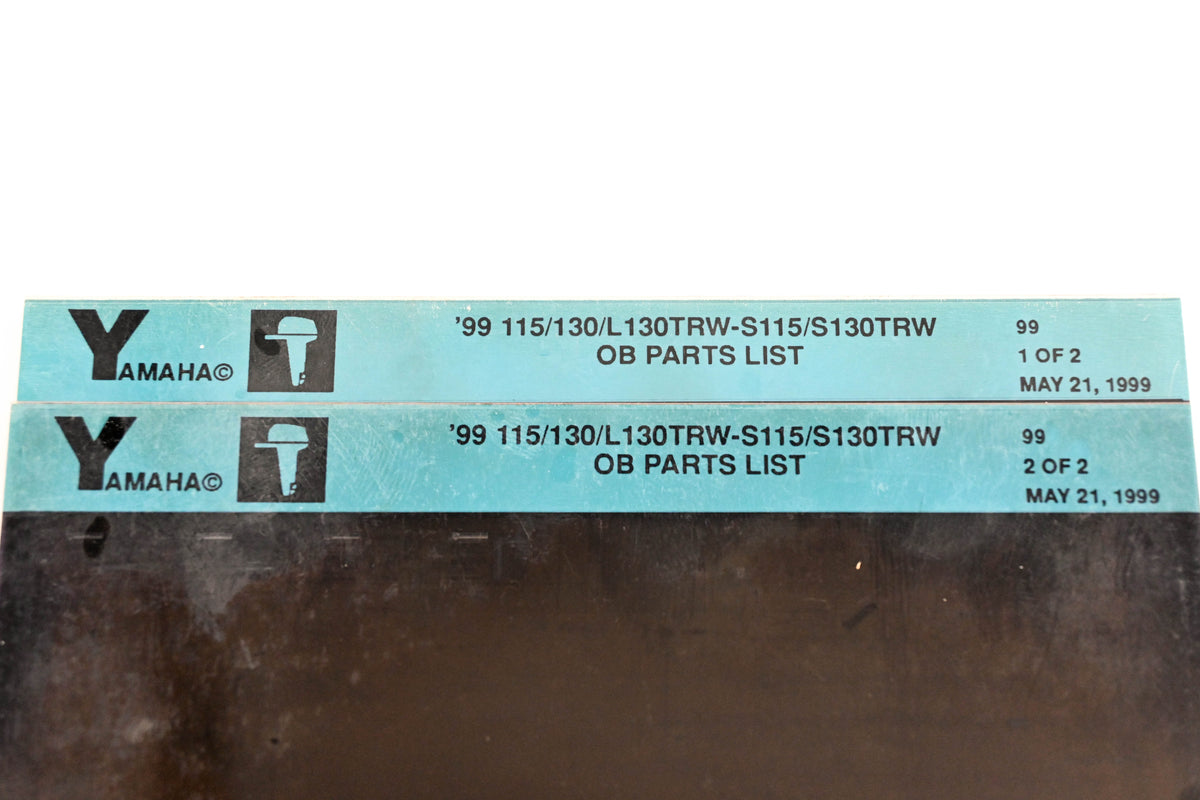 OEM Yamaha YN020-60 1999 115/130/L130TRW-S115/S130TRW Parts List Microfiche Lot