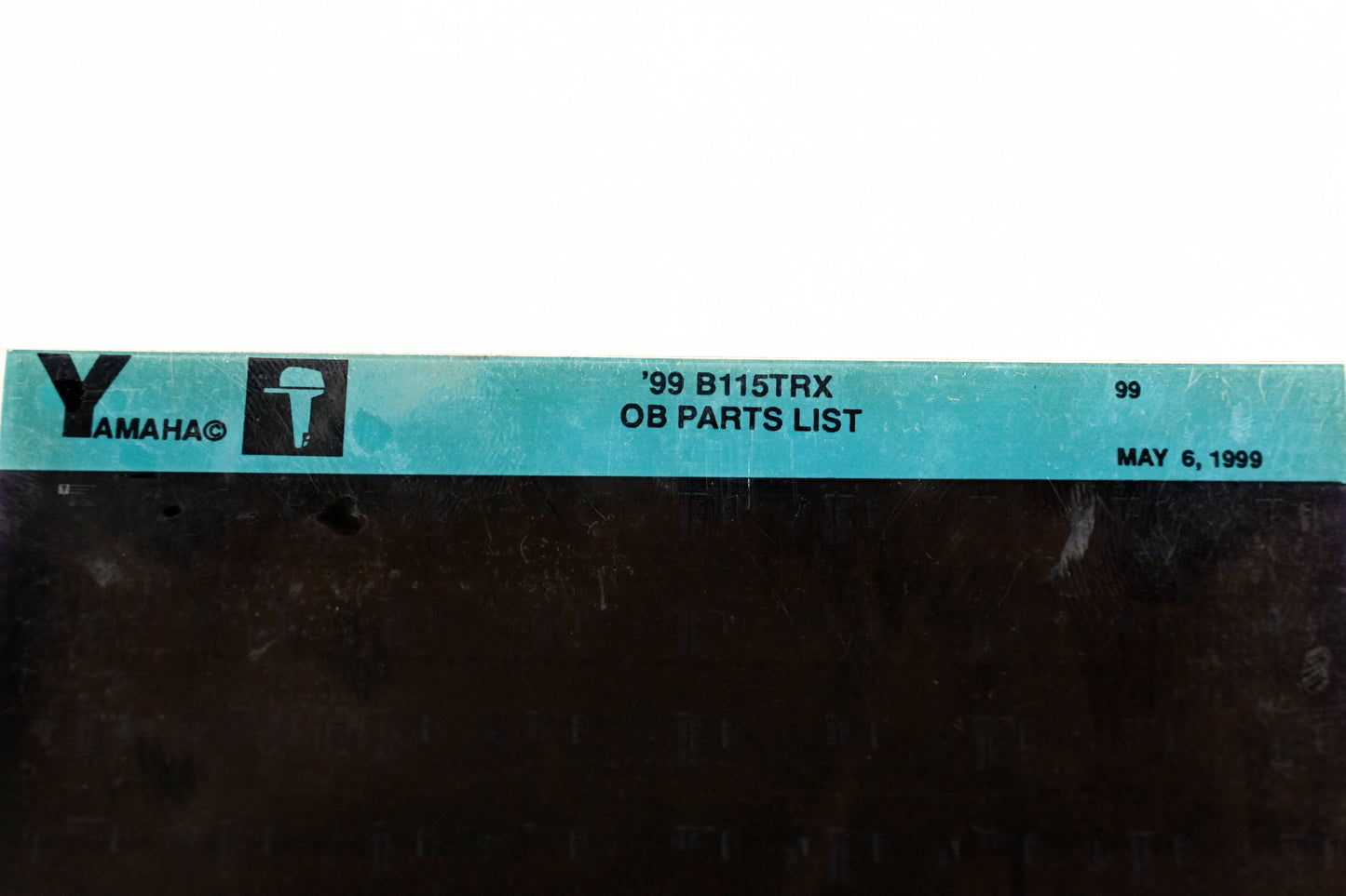 OEM Yamaha YR009-18 1999 B115TRX Outboard Parts List Microfiche