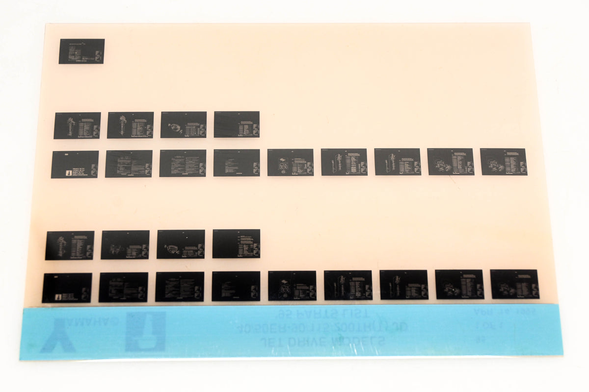 OEM Yamaha XM005-44 1995 Jet Drive 40/50ER-90/115/200RE(T) JD Parts List Microfiche