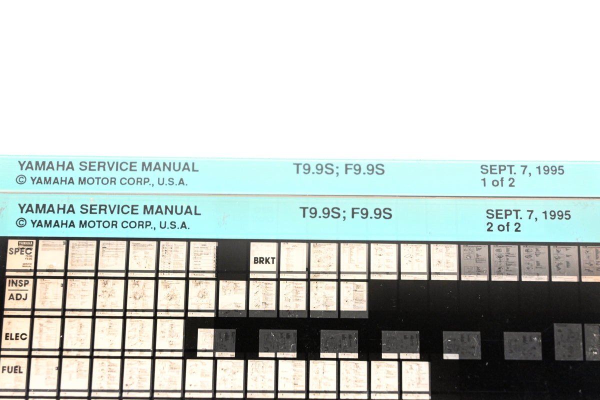 OEM Yamaha XM006-47 1995 T9.9S, F9.9S Service Manual Microfiche Lot