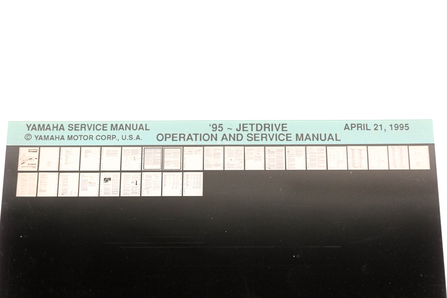 OEM Yamaha XM007-95 1995 Jetdrive Operation & Service Manual Microfiche