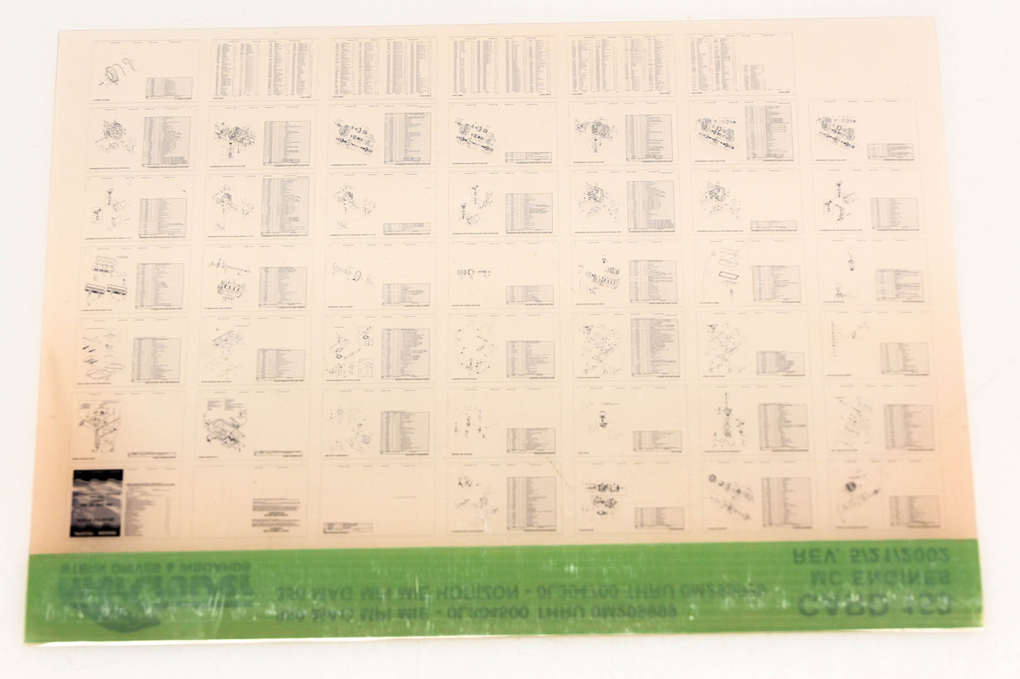 Mercruiser XM020-38 350 Magnum MPI MIE/Horizon Card 153 Microfiche
