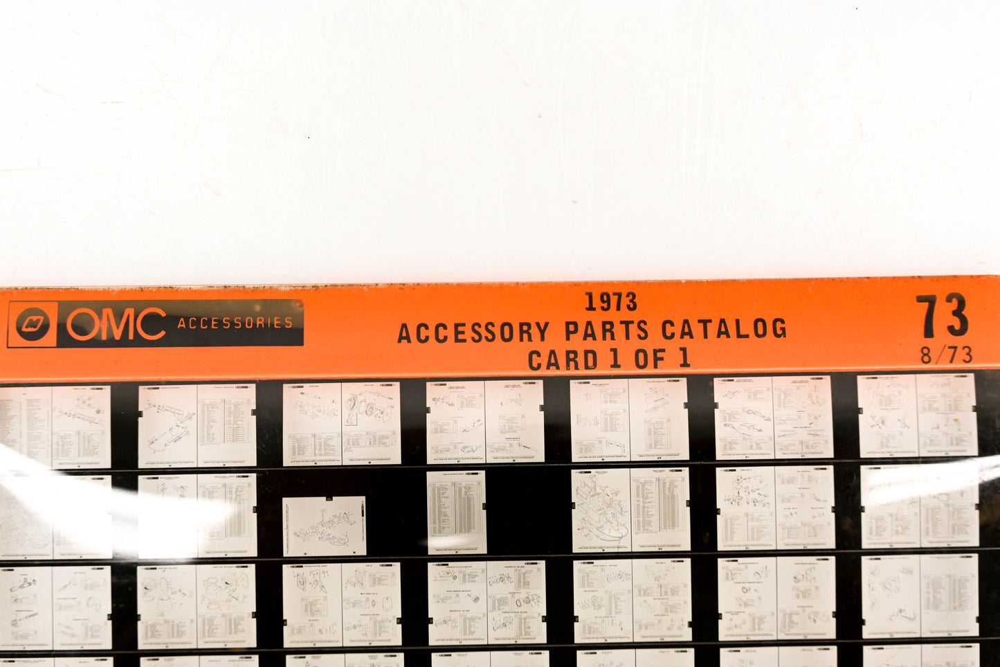 OMC XZA020-67 1973 Accessory Parts Catalog #73 Microfiche