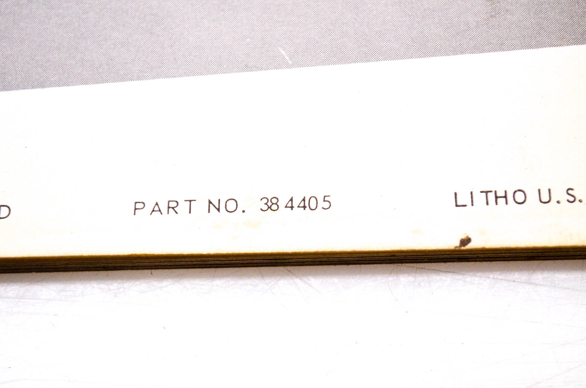 Aftermarket 384405 1970 Parts Catalog Aftermarket Motor Accessories NOS