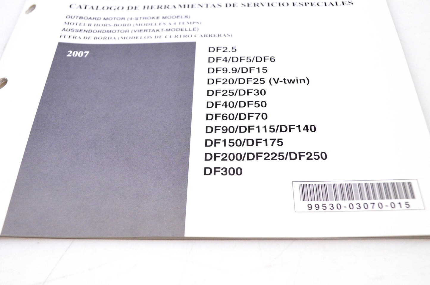 OEM Suzuki 99530-03070-015 2007 Suzuki Special Service Tools Catalog 4 Stroke Models