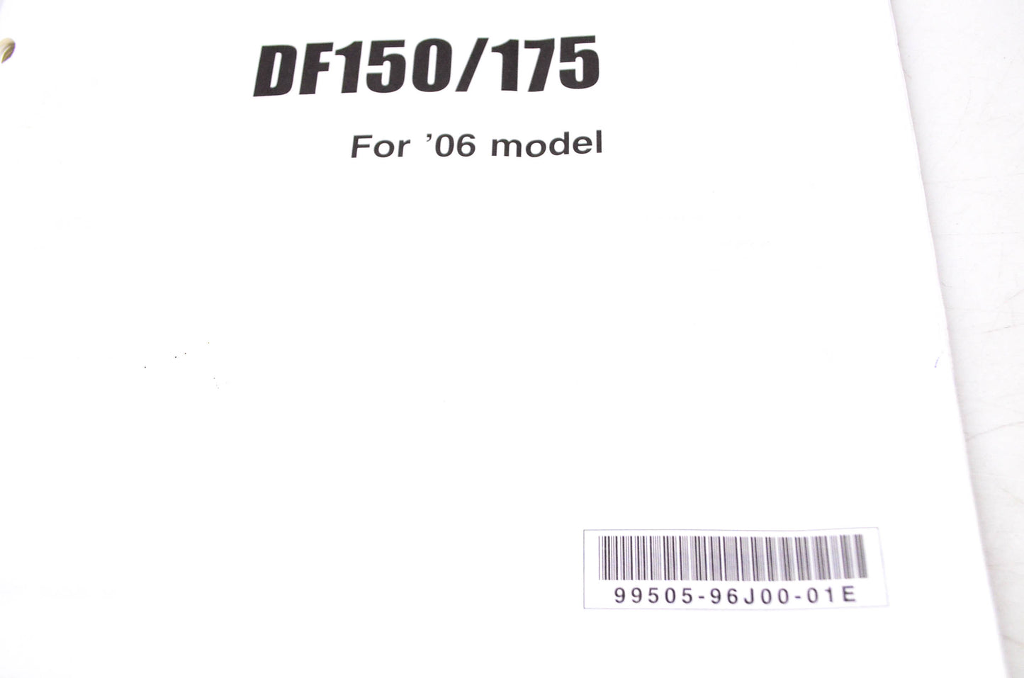 OEM Suzuki 99505-96J00-01E 2006 Suzuki Outboard Motor Set Up Manual DF150/175