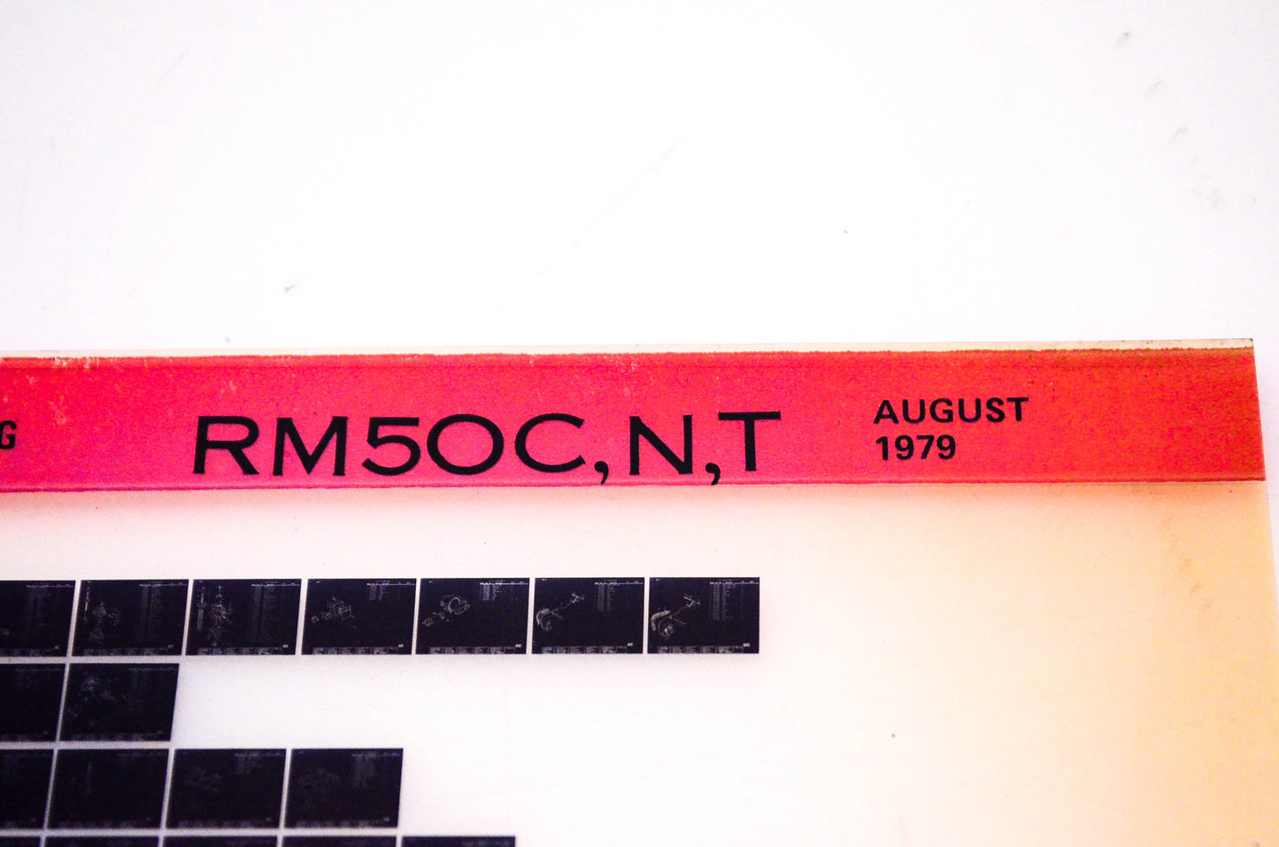 OEM Suzuki RM50C,N,T 1979/August Suzuki Parts Catalog RM50C,N,T Microfiche