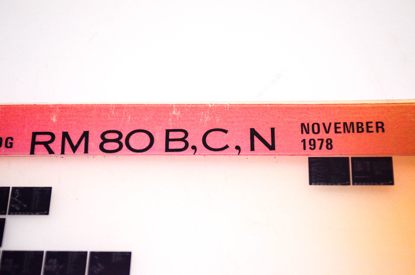 OEM Suzuki RM80B,C,N 1978/November Suzuki Parts Catalog RM80B,C,N Microfiche