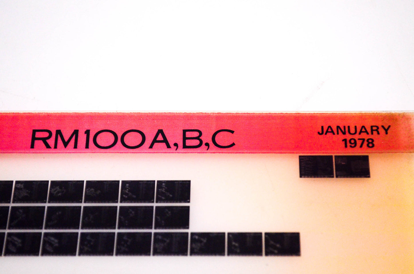 OEM Suzuki RM100A,B,C 1978/January Suzuki RM100A,B,C Microfiche