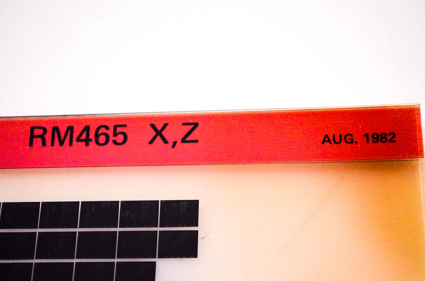 OEM Suzuki RM465 X,Z 1982/August Suzuki RM465 X,Z Microfiche