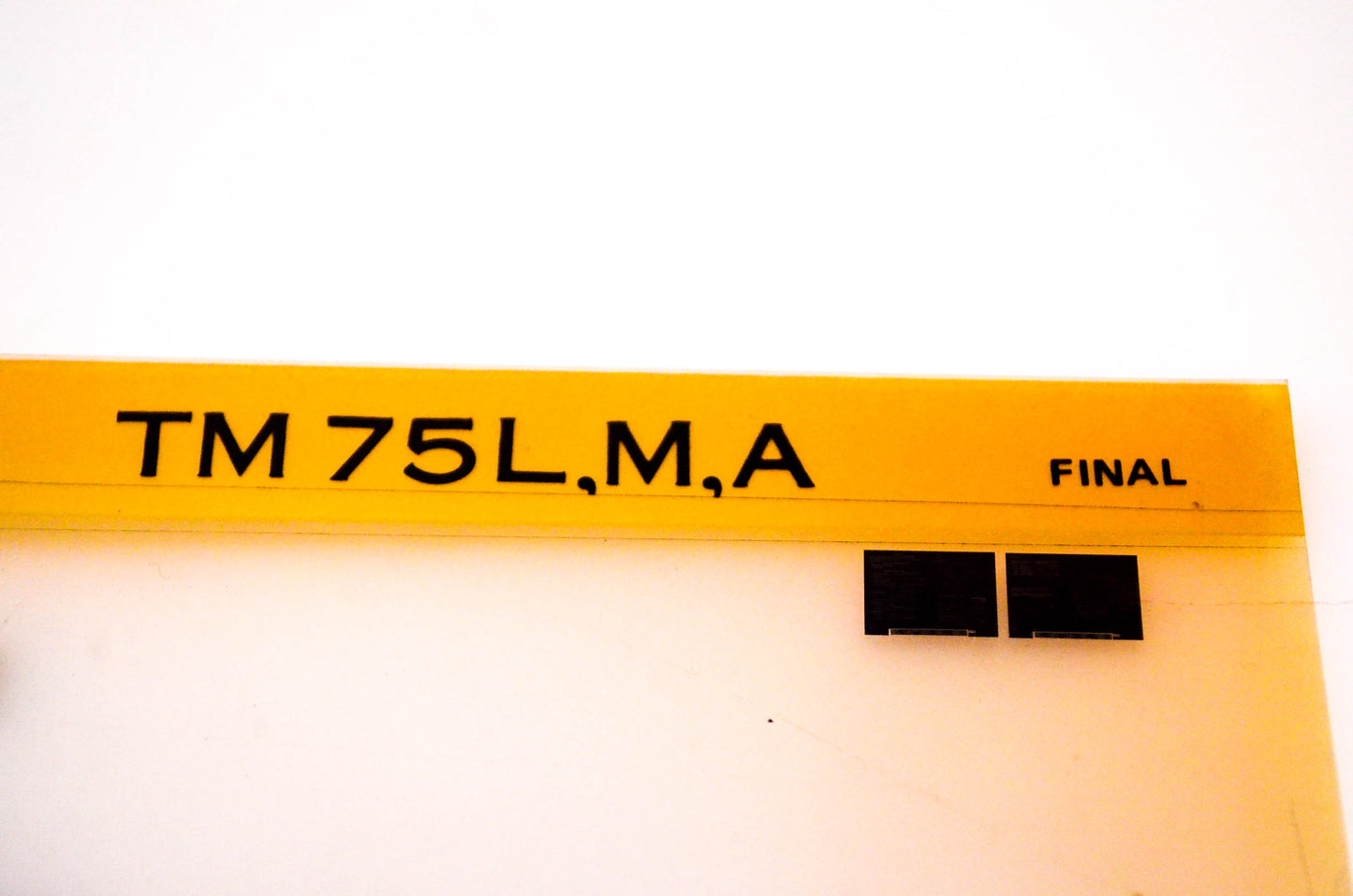OEM Suzuki TM 75L,M,A Suzuki Parts Catalog TM 75L,M,A Final Edition Microfiche