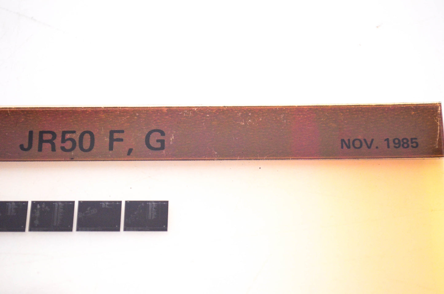 OEM Suzuki JR50 F, G 1985/November Suzuki Parts Catalog JR50 F, G Microfiche