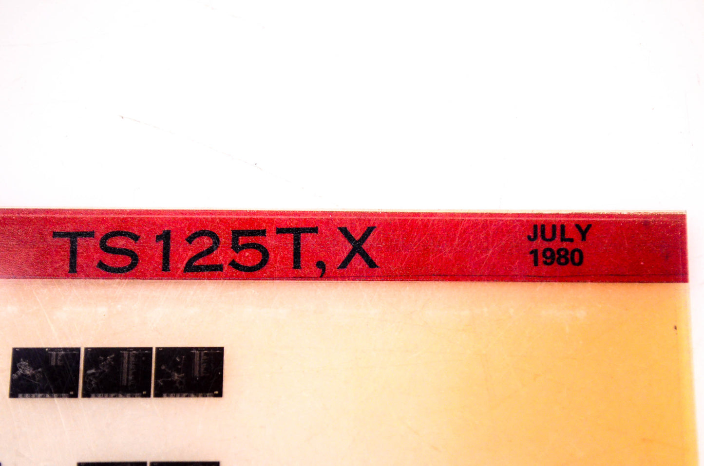 OEM Suzuki TS125T,X 1980/July Suzuki Parts Catalog TS125T,X Microfiche