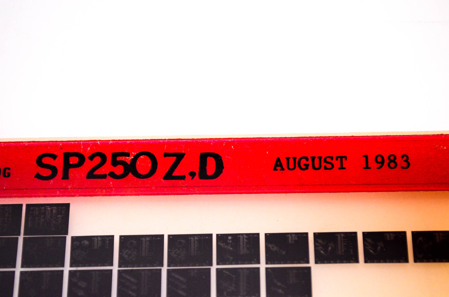 OEM Suzuki SP250Z,D 1983/August Suzuki Parts Catalog SP250Z,D Microfiche