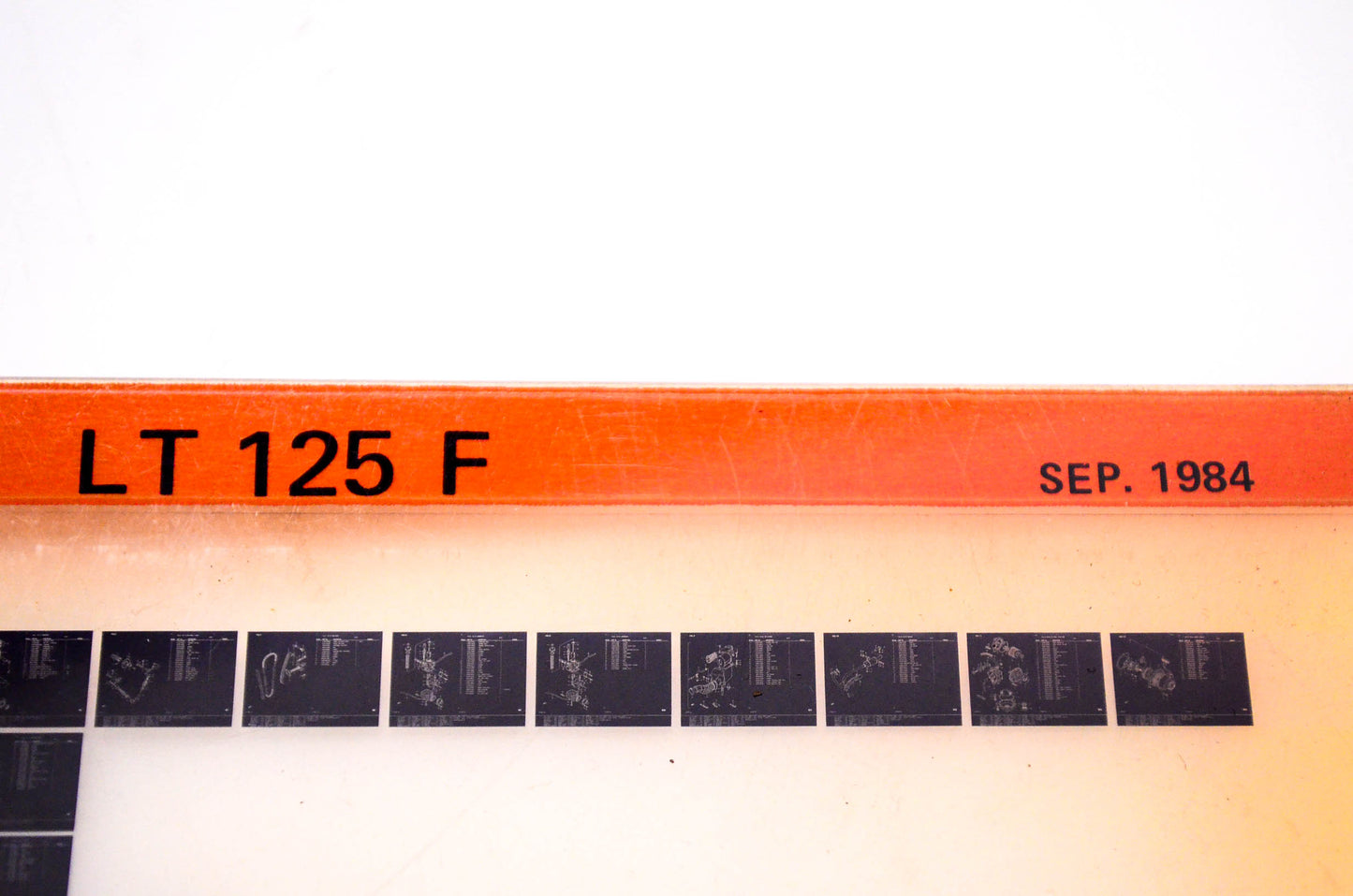 OEM Suzuki LT 125 F 1984/September Suzuki Parts Catalog LT 125 F Microfiche