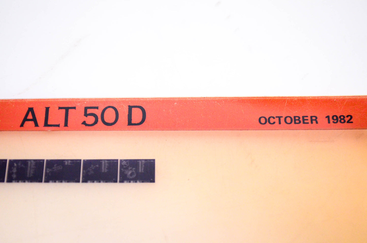 OEM Suzuki ALT50D 1982/October Parts Catalog Microfiche