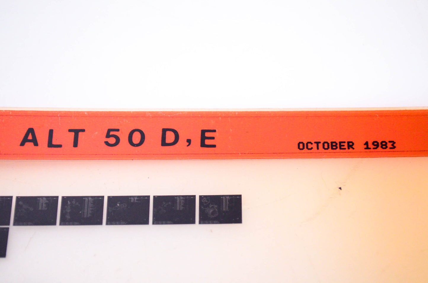 OEM Suzuki ALT50 D,E 1983/October Parts Catalog Microfiche