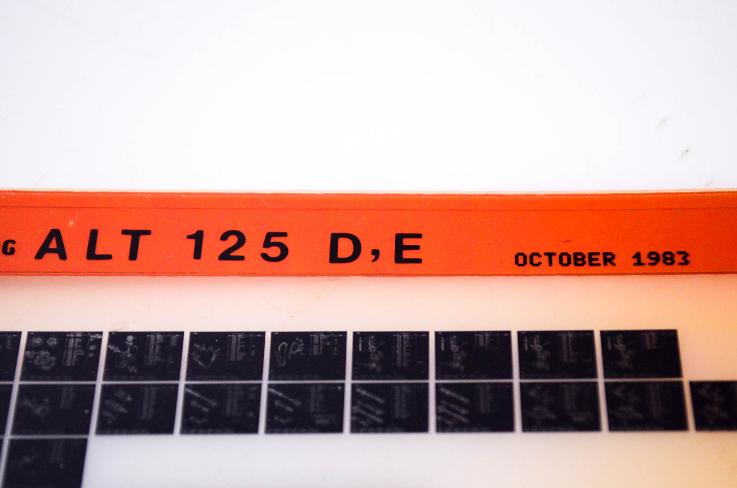 OEM Suzuki ALT 125 D,E 1983/October Parts Catalog Microfiche
