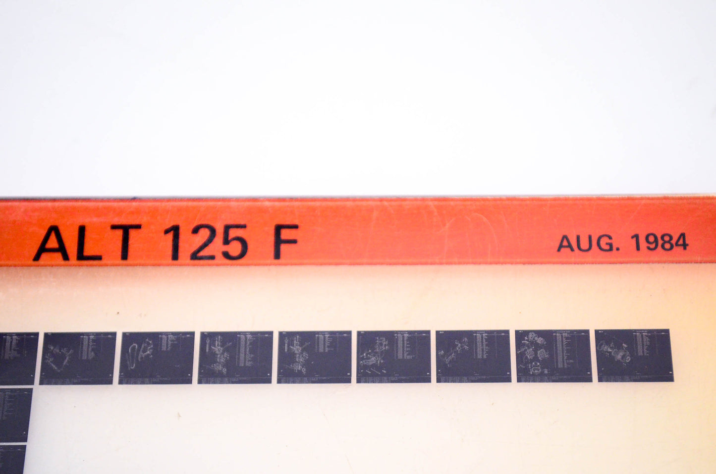OEM Suzuki ALT 125 F 1984/August Parts Catalog Microfiche