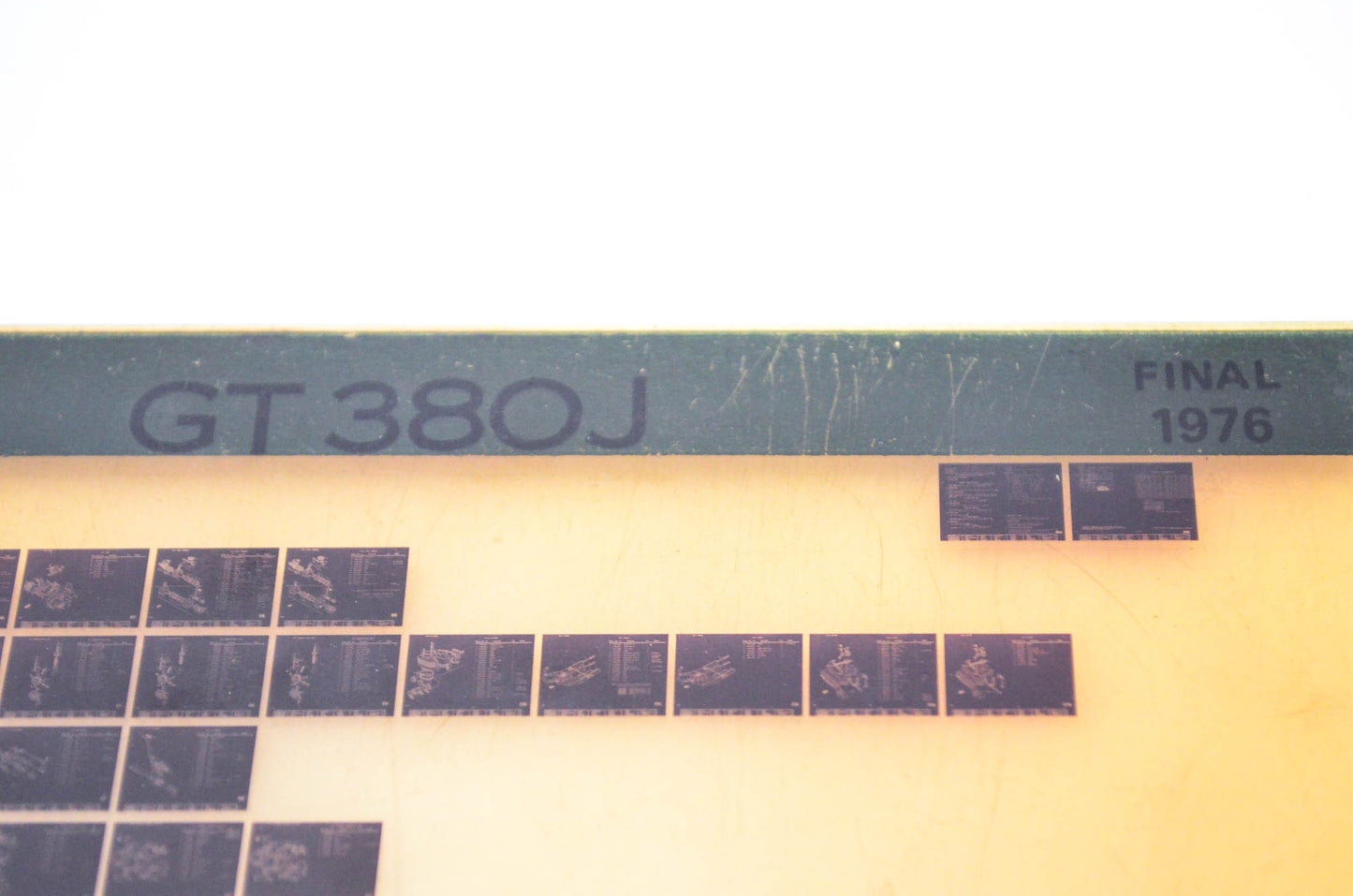 OEM Suzuki GT380J 1976 Final Edition Microfiche