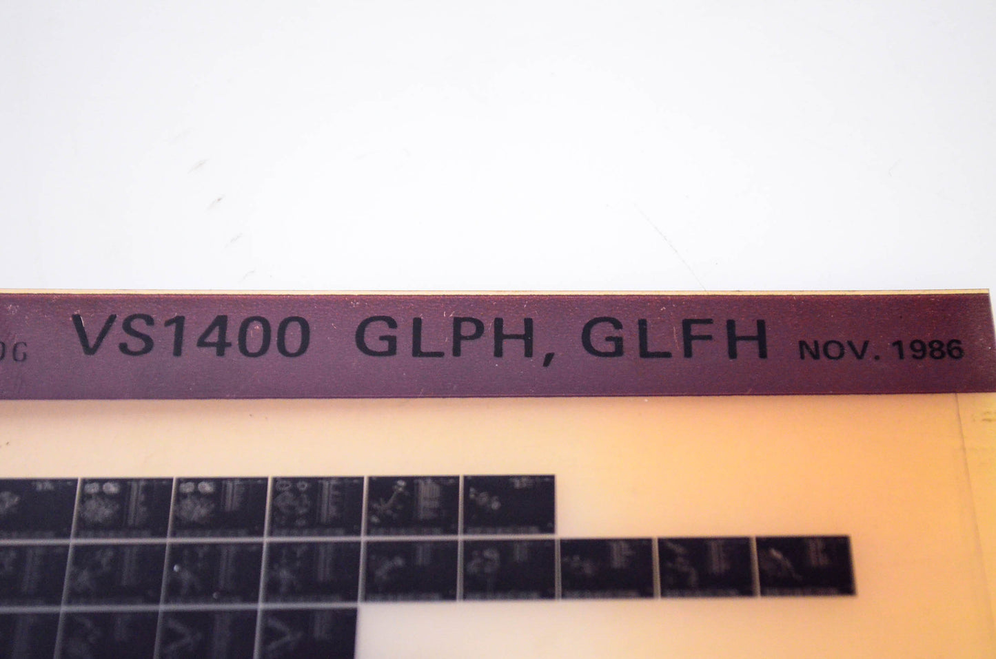 OEM Suzuki VS1400 GLPH, GLFH 1986/November Parts Catalog Microfiche