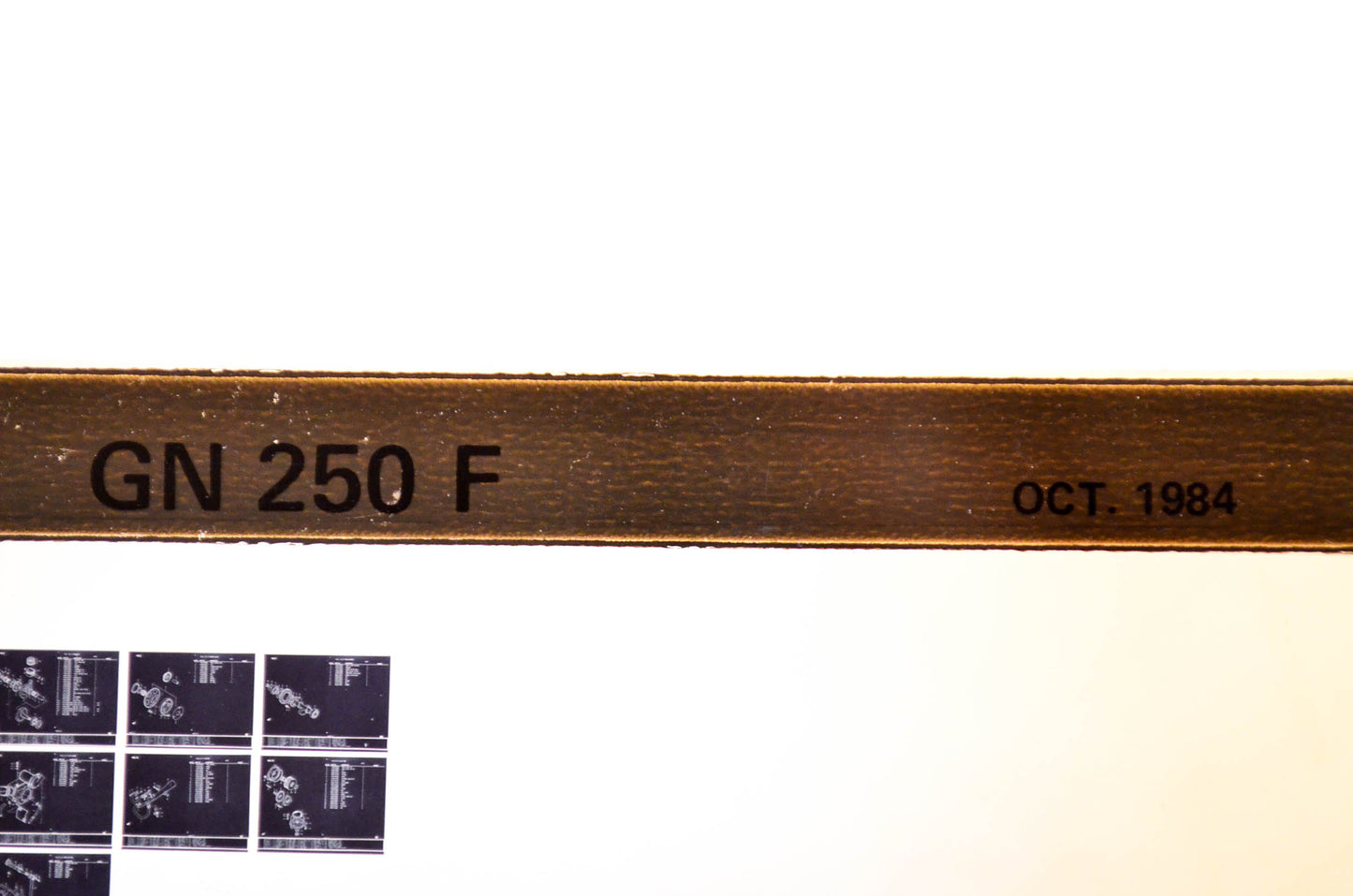 OEM Suzuki GN 250 F 1984/October Parts Catalog Microfiche