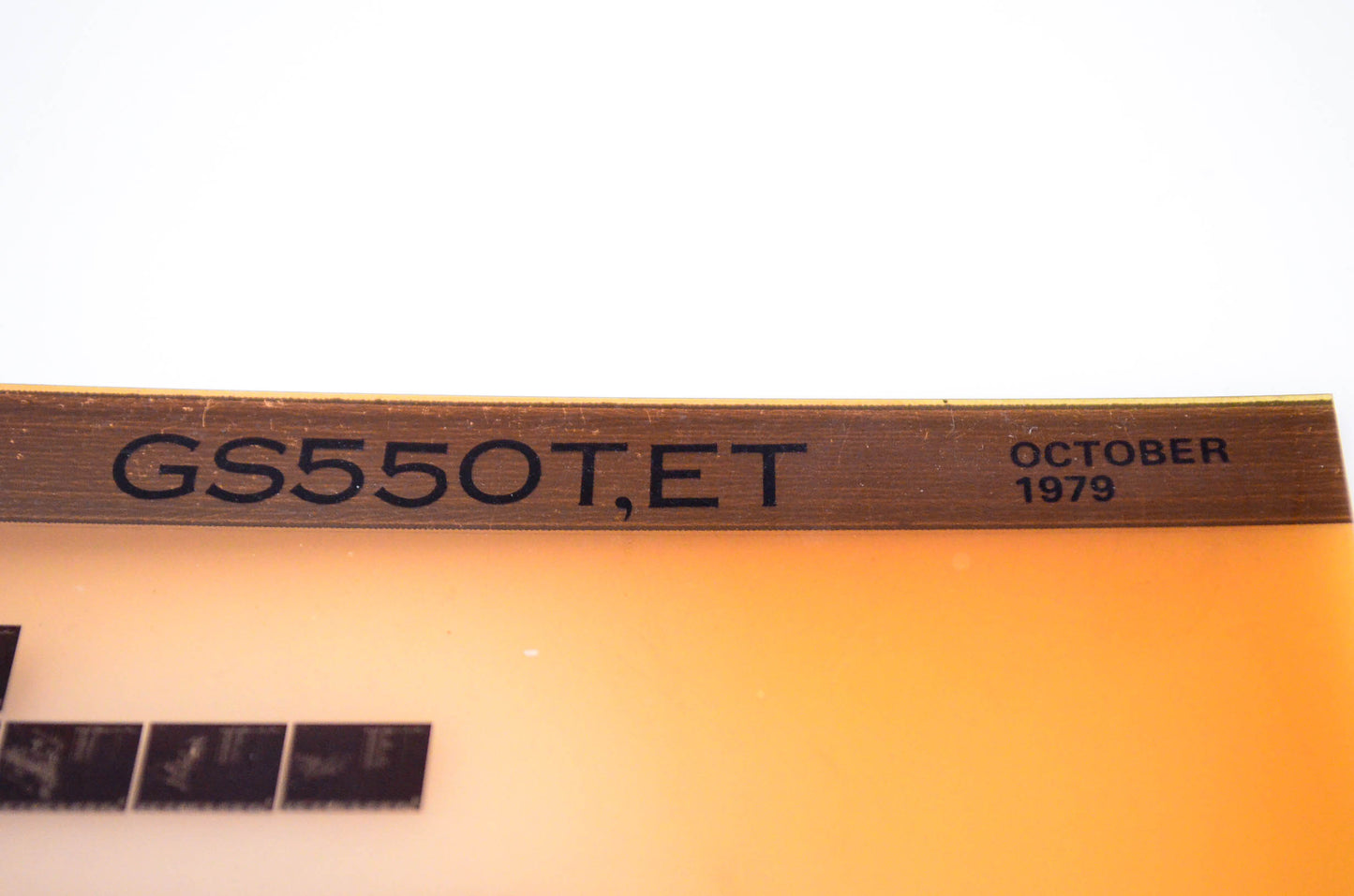 OEM Suzuki GS550T,ET 1979/October Parts Catalog Microfiche