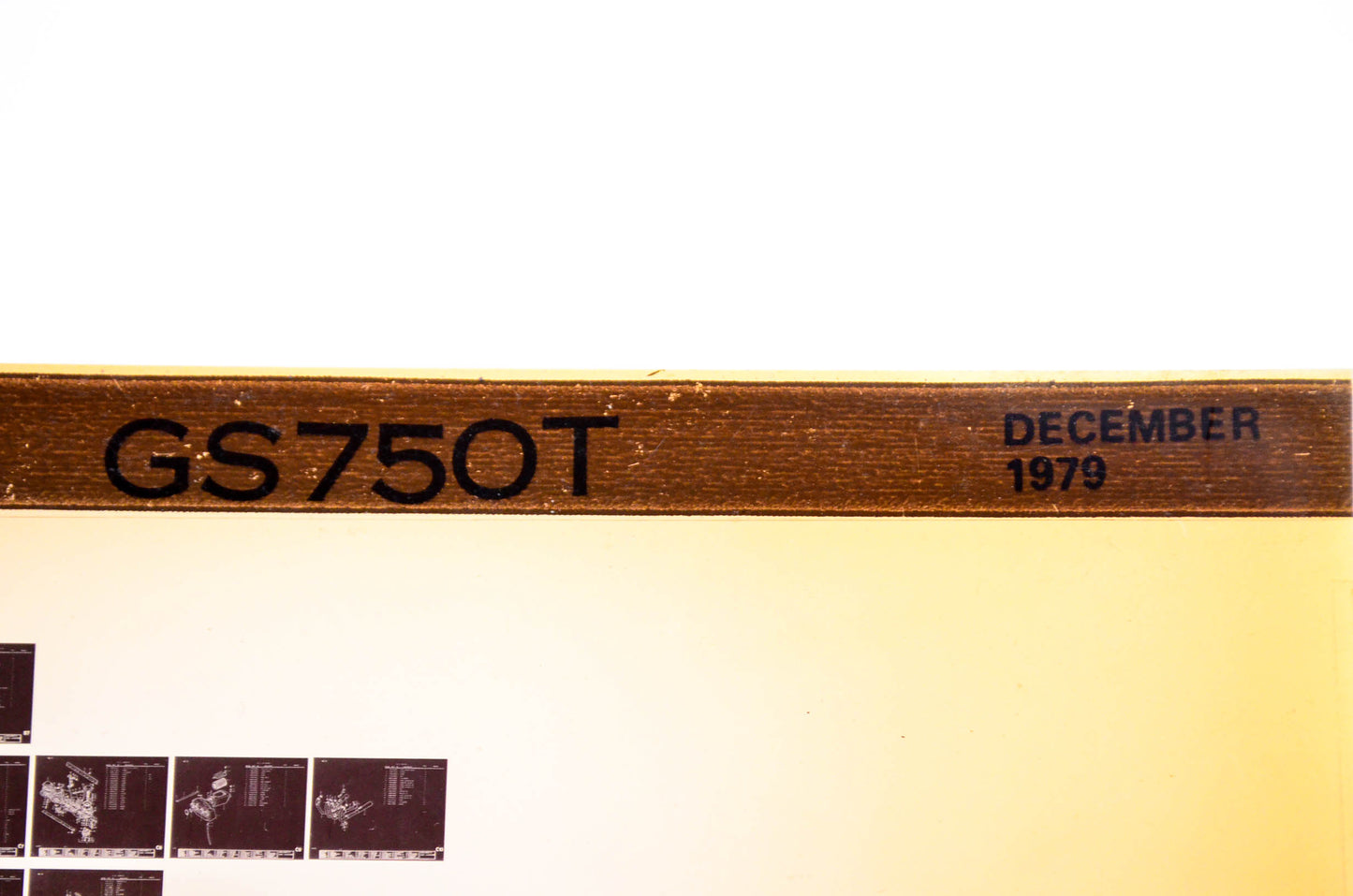 OEM Suzuki GS750T 1979/December Parts Catalog Microfiche