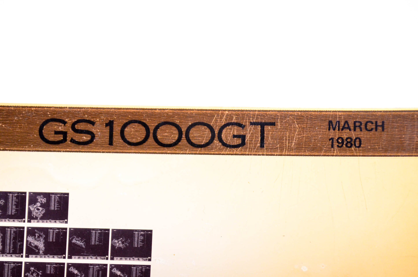 OEM Suzuki GS 1000GT 1980/March Parts Catalog Microfiche
