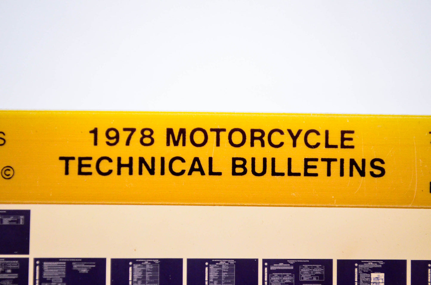 OEM Yamaha 1979/February 12 '78 Motorcycle Technical Bulletins Microfiche