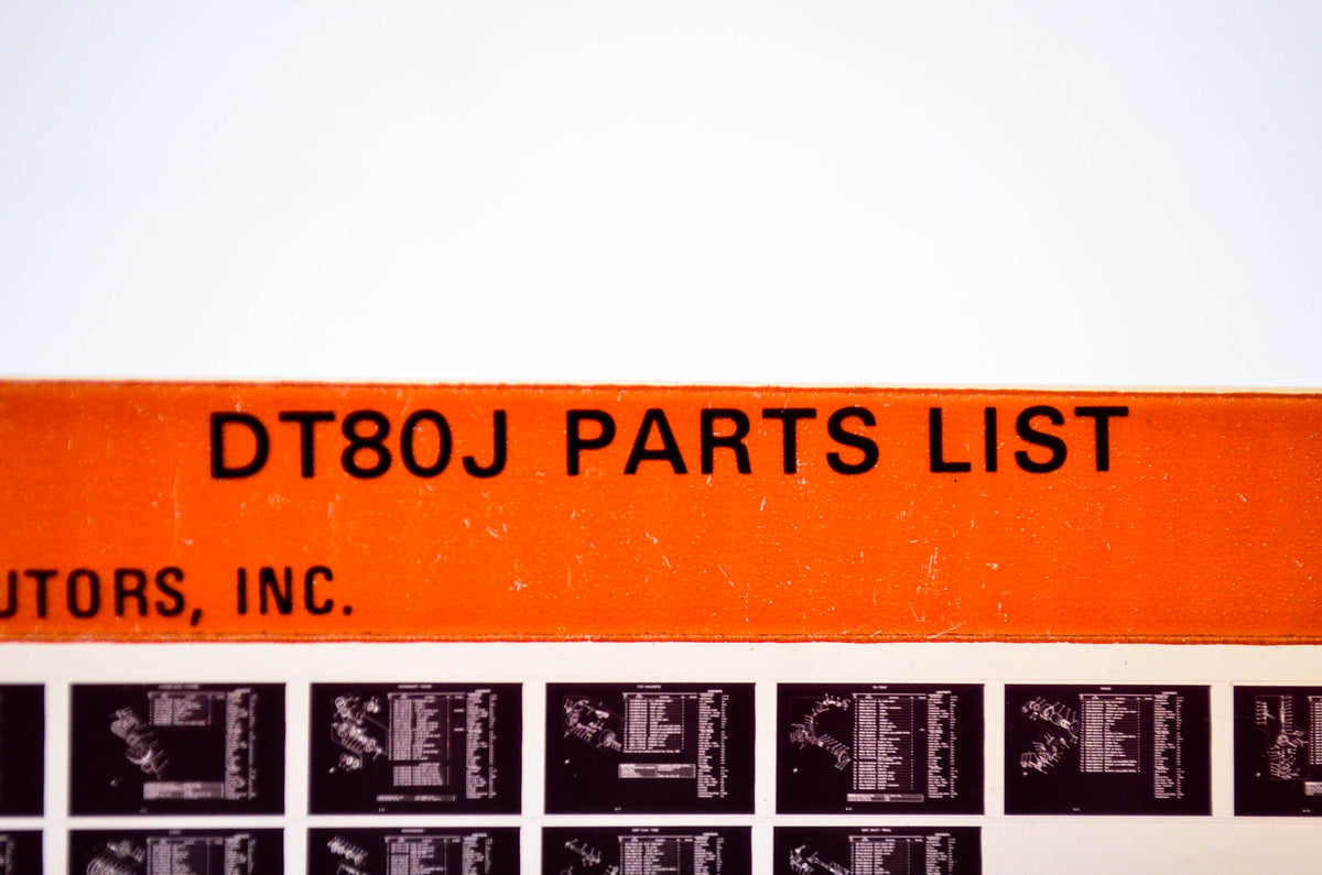 OEM Yamaha DT80J 1982/February 4 '82 Parts List Microfiche