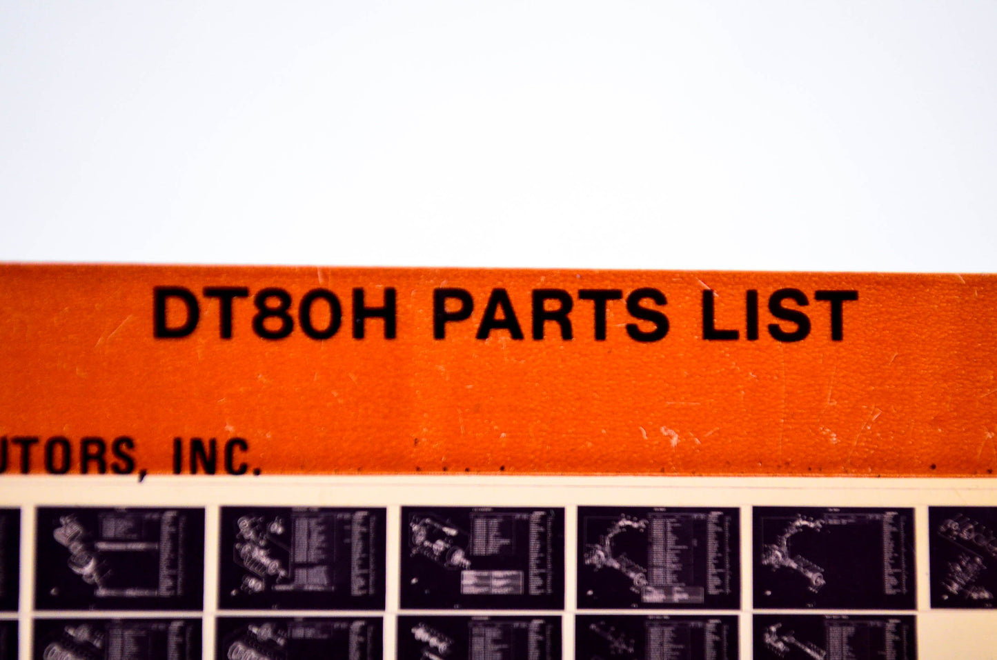 OEM Yamaha DT80H 1980/December 10 '81 Parts List Microfiche