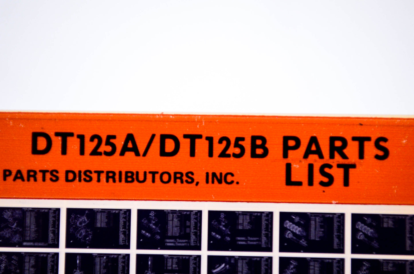 OEM Yamaha DT125A/DT125B 1978/February 15 '74 - '75 Parts List Microfiche