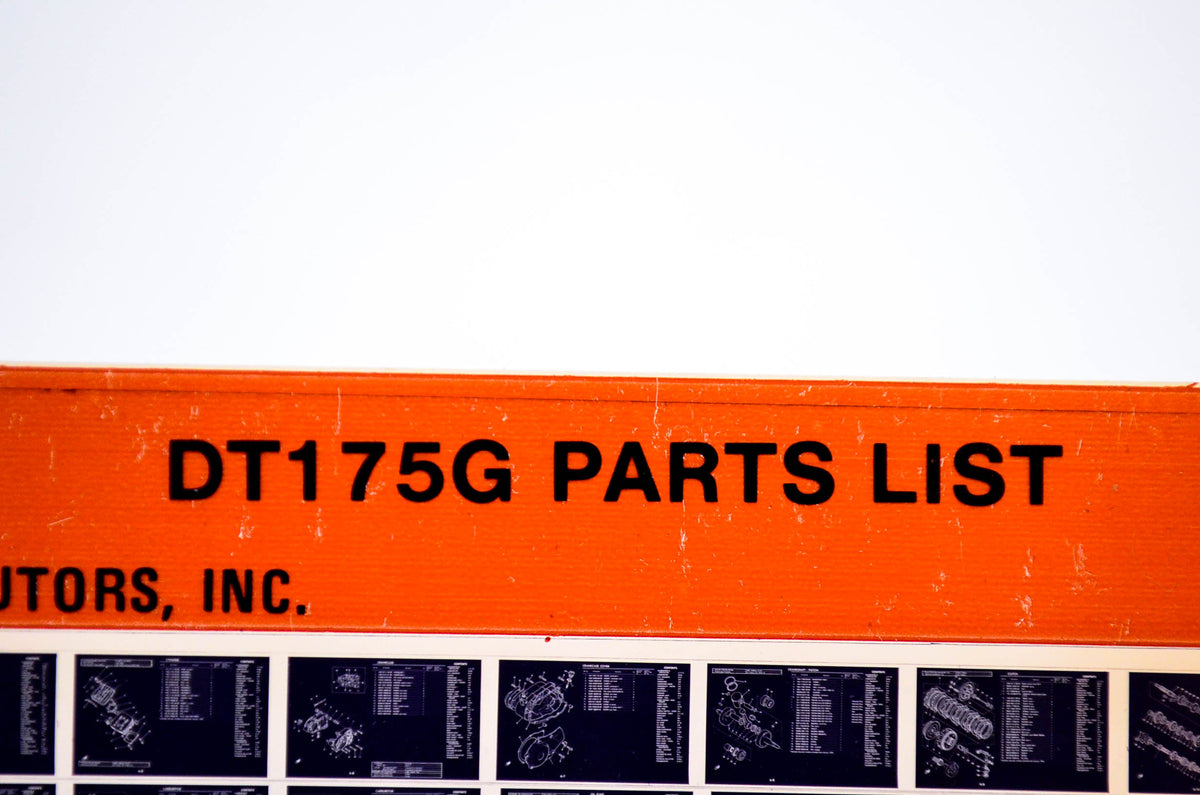 OEM Yamaha DT175G 1979/October 11 '80 Parts List Microfiche