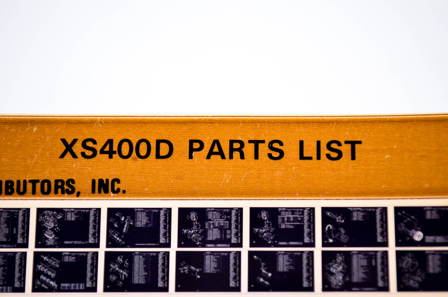 OEM Yamaha XS400D 1979/April 27 '77 Parts List Microfiche