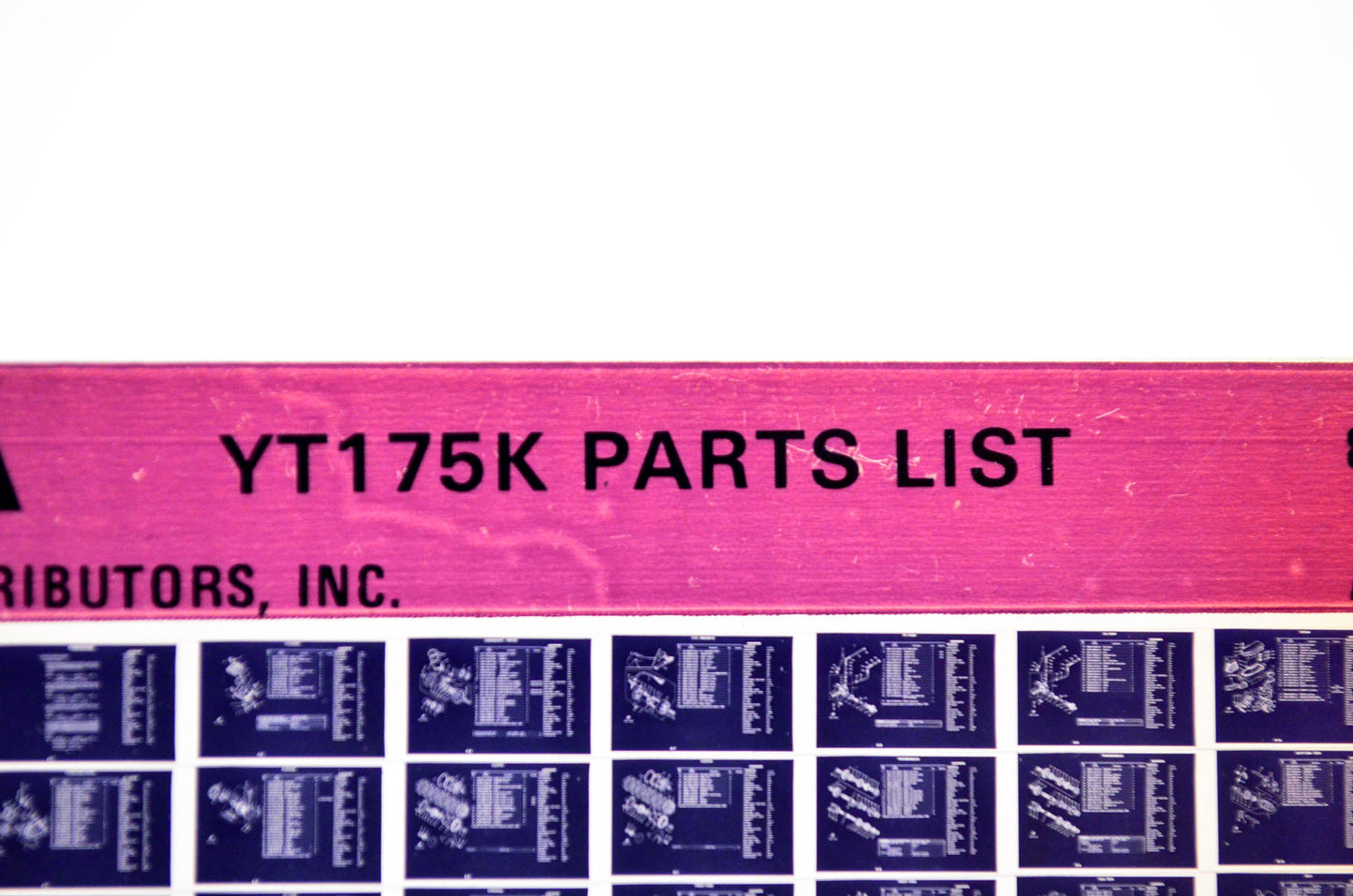 OEM Yamaha YT175K 1982/April 21 '82 Parts List Microfiche