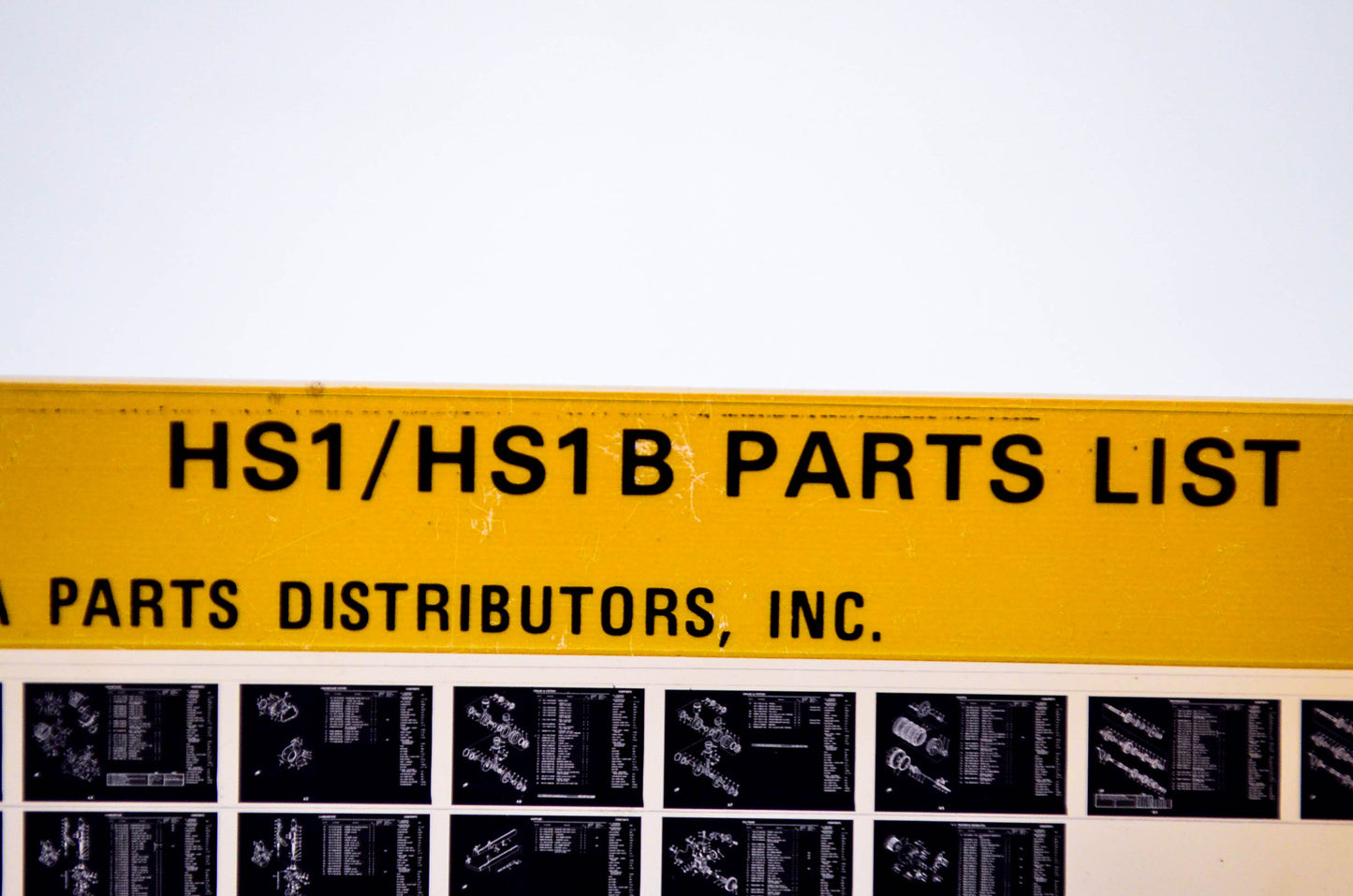 OEM Yamaha HS1/HS1 B 1978/October 25 '70 - '71 Parts List Microfiche