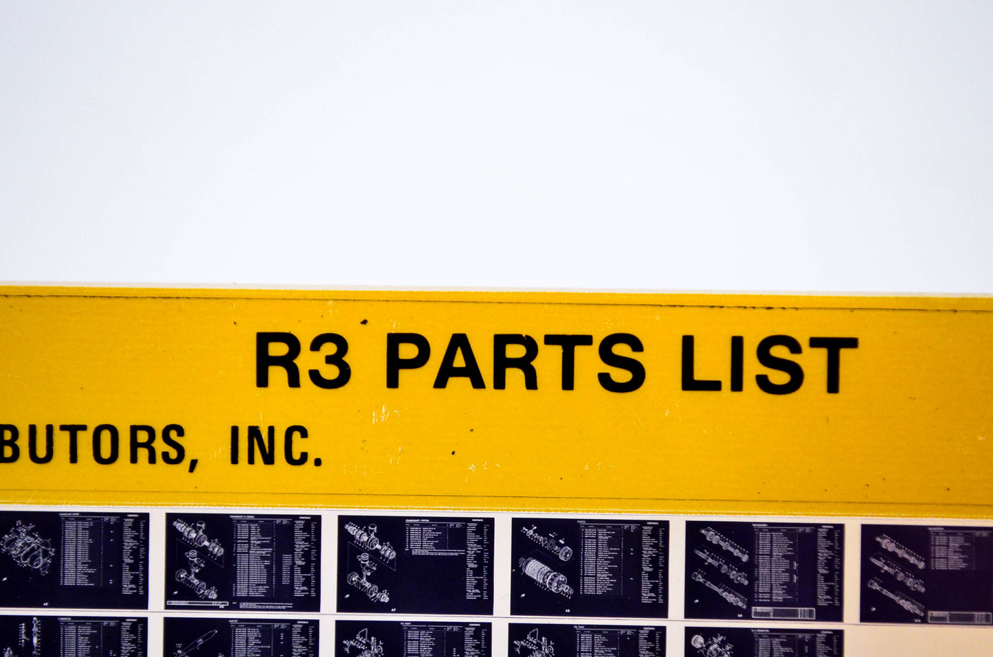 OEM Yamaha R3 1979/February 2 '69 Parts List Microfiche