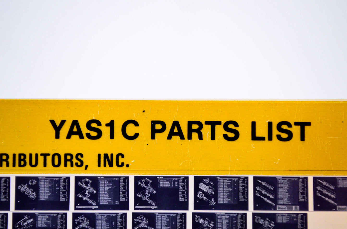 OEM Yamaha YAS1C 1979/February 9 '68 Parts List Microfiche