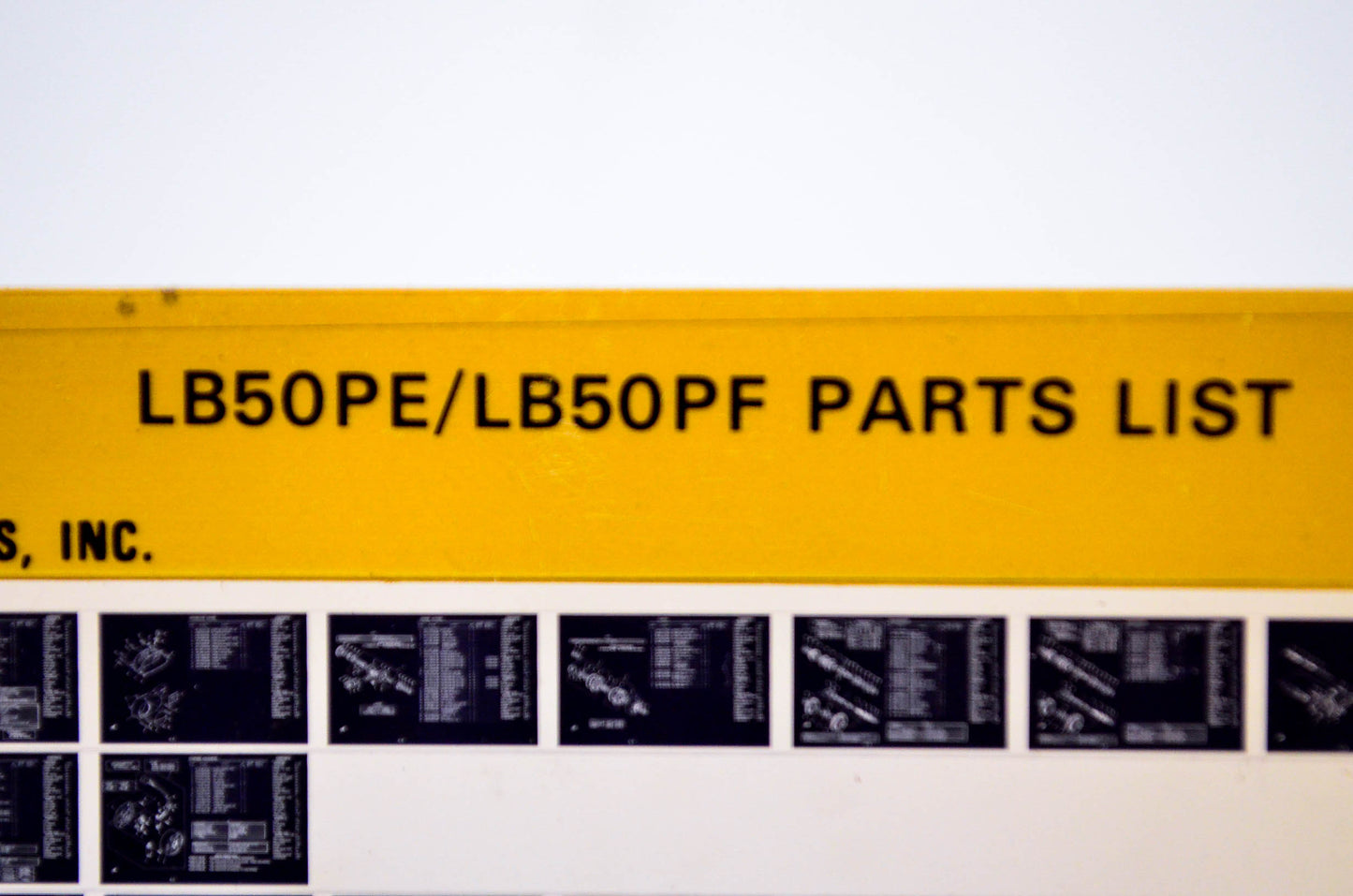 OEM Yamaha LB50PE/LB50PF 1979/April 6 '78 - '79 Parts List Microfiche