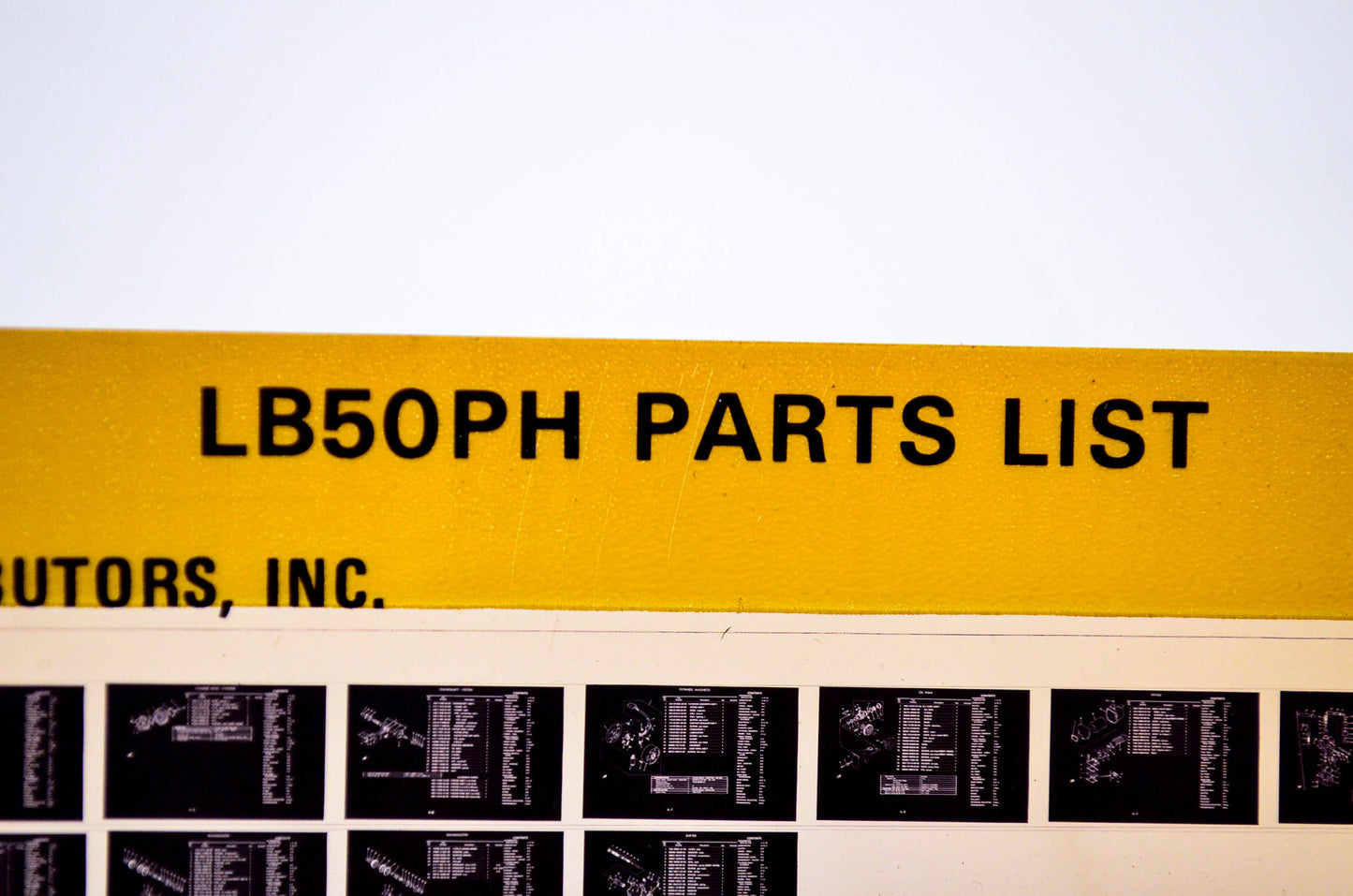 OEM Yamaha LB50PH 1981/August 20 '81 Parts List Microfiche